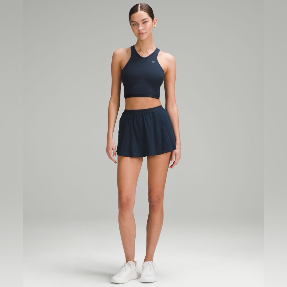 Lululemon Narrow Waistband Tennis Skirt Size 6/8 True Navy Trnv